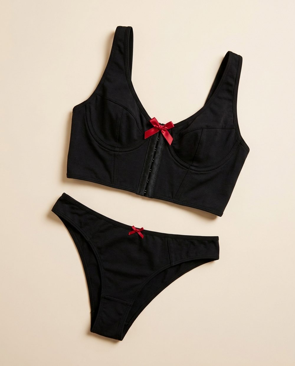 Maquila set bralette + tanga · corset Corset Coqueto ropa interior joven marca propia Colombia CI Aliada