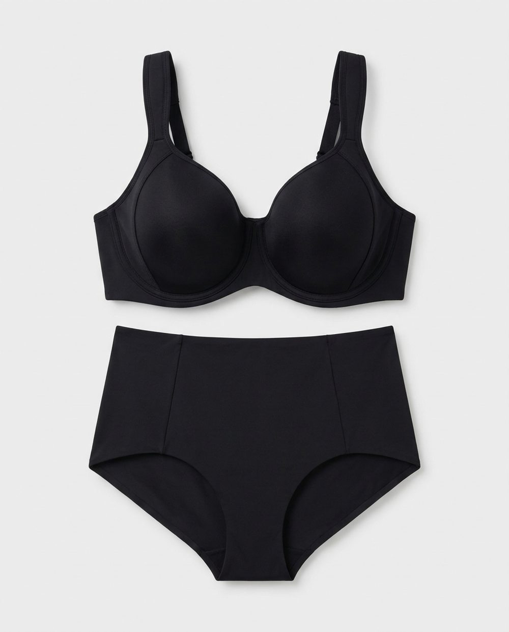 Maquila set bra + panty · reductor Minimizer Negro ropa interior señora marca propia Colombia CI Aliada